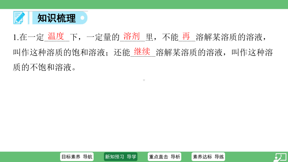 7.2 物质溶解的量-第1课时 饱和溶液与不饱和溶液 ppt课件-2025新科粤版九年级下册《化学》.pptx_第3页