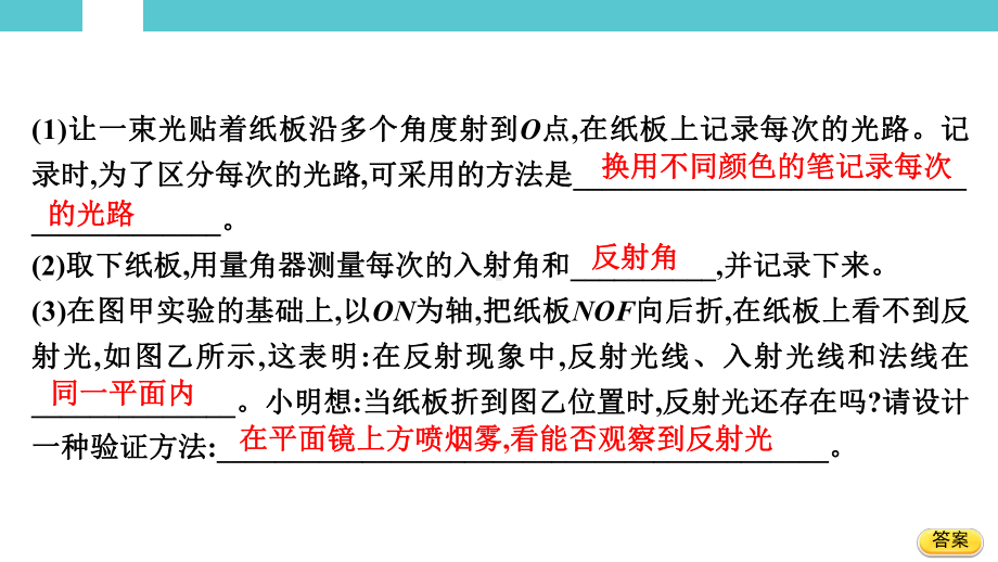 2025年湖南省初中物理学业水平考试重难题型突破题型三　实验探究题.pptx_第3页