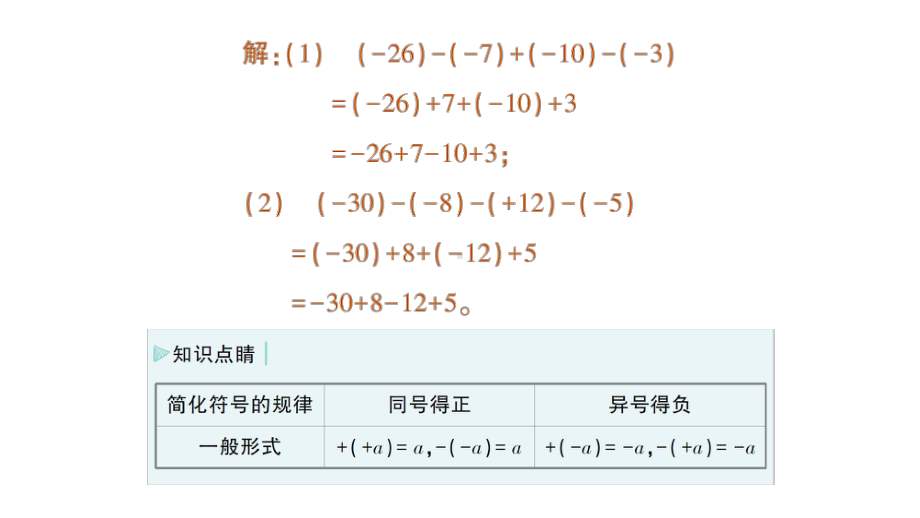 初中数学新北师大版七年级上册2.2第4课时 有理数的加减混合运算作业课件2024秋季学期.pptx_第3页