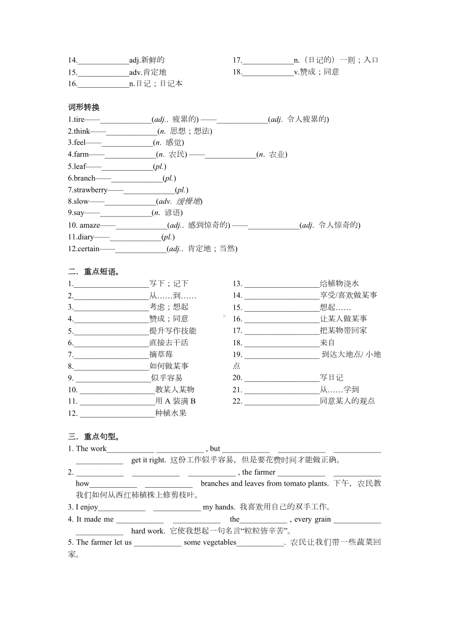 2024新人教版七年级下册《英语》Unit 7 单词短语句型默写 .docx_第3页