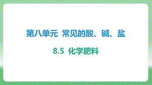 8.5 化学肥料ppt课件-2025新科粤版九年级下册《化学》.pptx