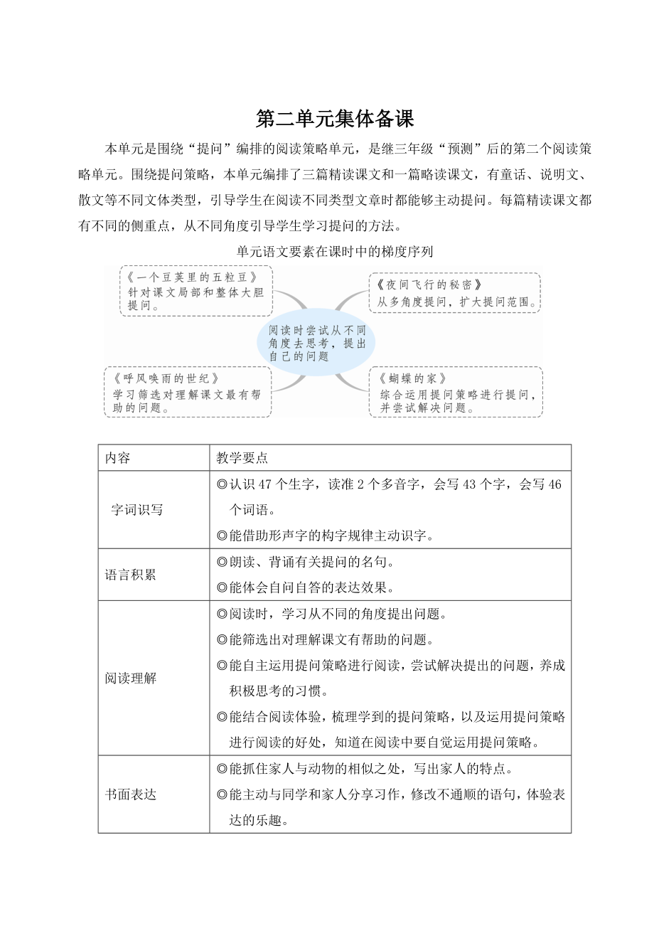 5 一个豆荚里的五粒豆 ppt课件+教案-（部）统编版四年级上册《语文》.rar