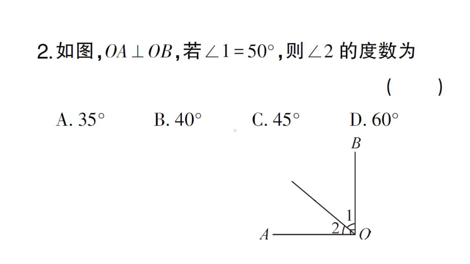 初中数学新华东师大版七年级上册4.1.2 垂线作业课件2024秋.pptx_第3页