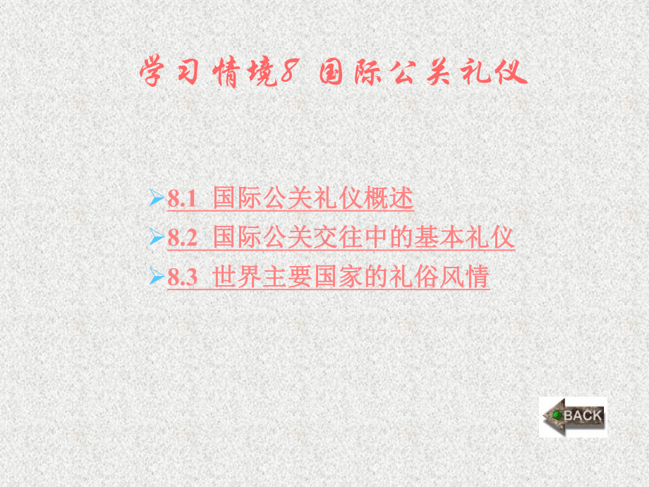 《现代公关礼仪》课件第8章.ppt_第1页