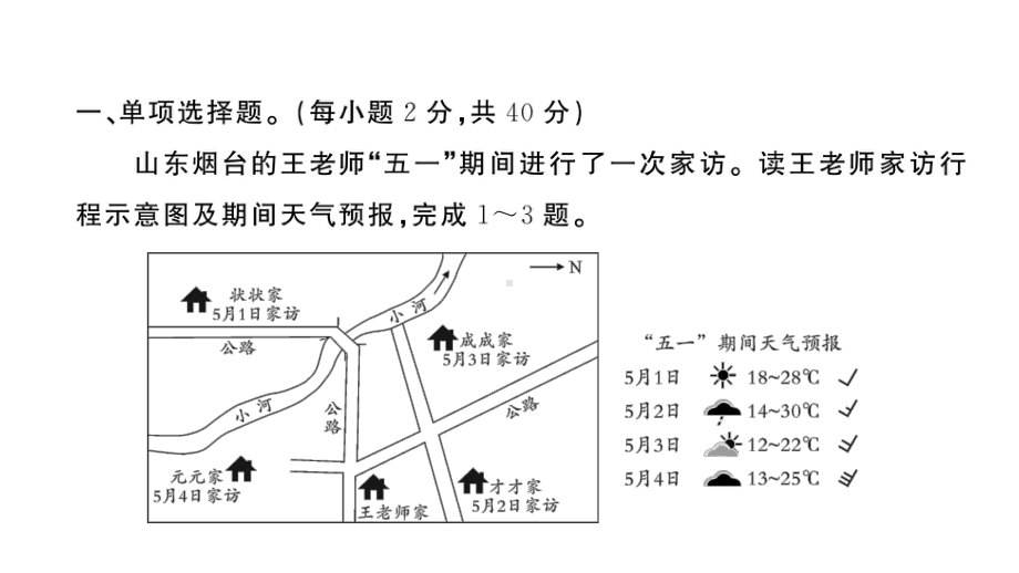 初中地理新湘教版七年级上册第五、六章综合训练课件2024秋.pptx_第2页