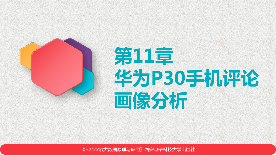 《Hadoop大数据原理与应用》课件4.课件-第11章华为P30手机评论画像分析(2020春).pptx_第1页