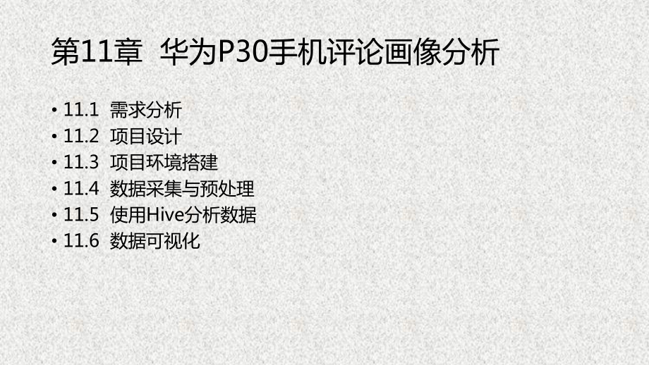 《Hadoop大数据原理与应用》课件4.课件-第11章华为P30手机评论画像分析(2020春).pptx_第3页