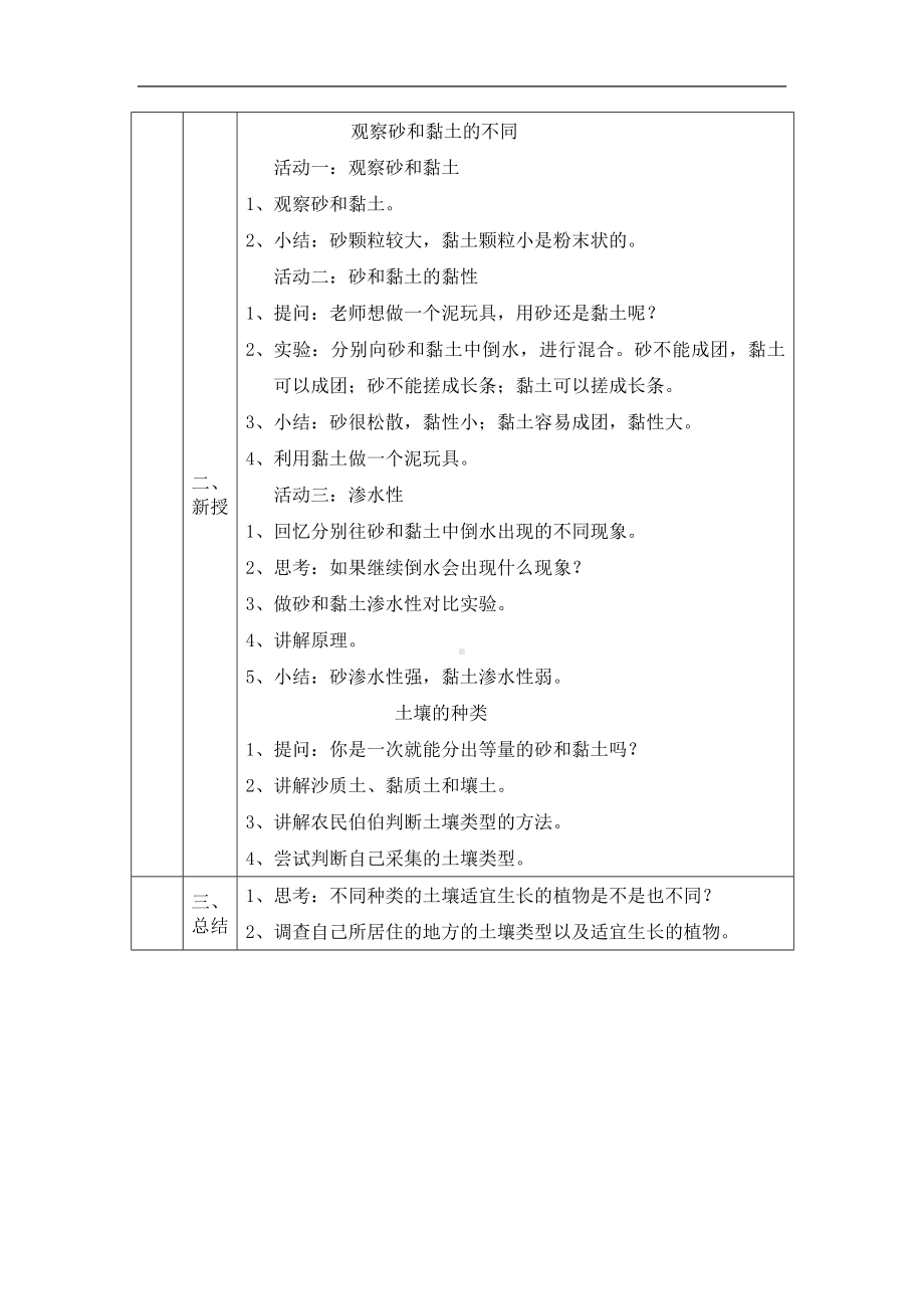 土壤的种类-1教学设计-2024新湘科版三年级上册《科学》.docx_第2页