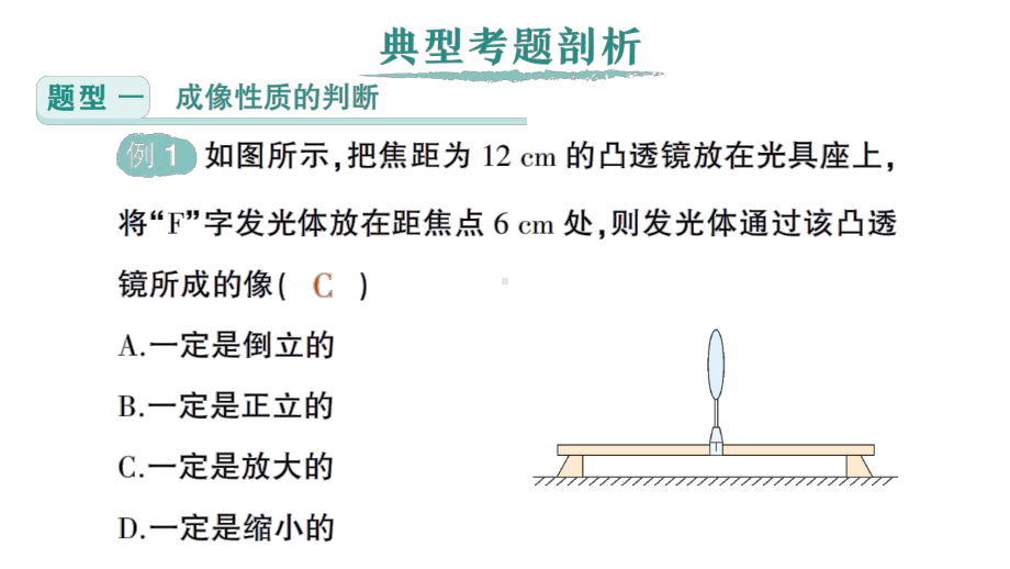 初中物理新人教版八年级上册第五章专题三 凸透镜成像规律的应用作业课件2024秋.pptx_第2页