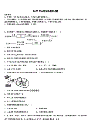 辽宁省抚顺五十中学2023年初中生物毕业考试模拟冲刺卷含解析.doc