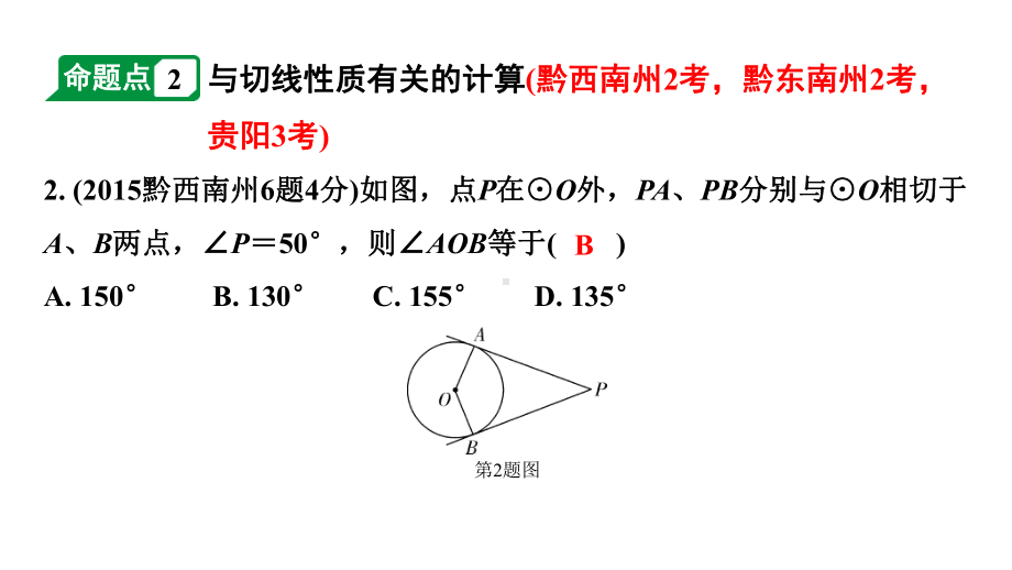 2024贵州中考数学一轮知识点复习 第28讲 与圆有关的位置关系（课件）.pptx_第3页