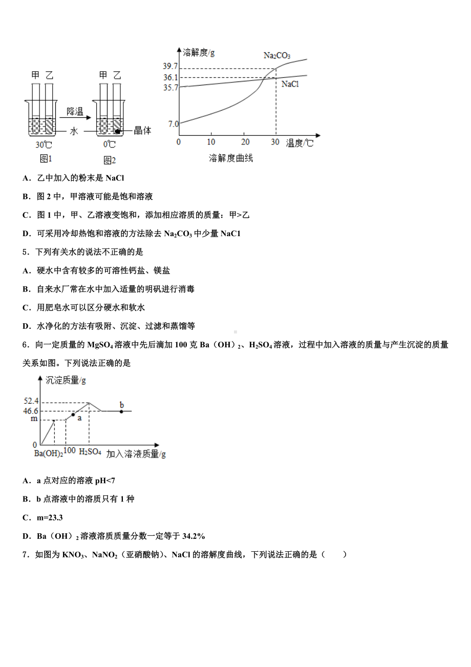 福建省南安市柳城义务教育小片区2022-2023学年中考冲刺卷化学试题含解析.doc_第2页