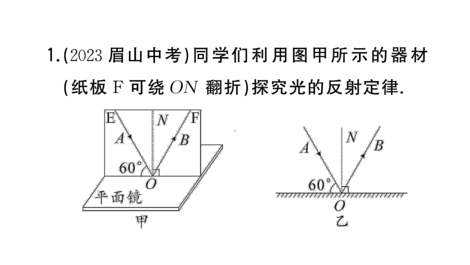 初中物理新人教版八年级上册第四章重点实验突破 （一题练透一实验）作业课件2024秋季.pptx_第3页