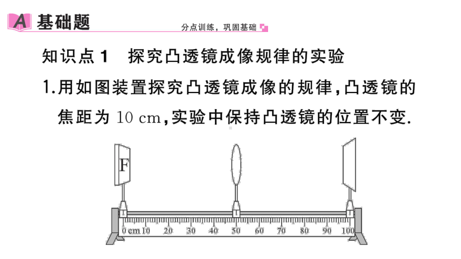 初中物理新人教版八年级上册第五章第3节 凸透镜成像的规律作业课件2024秋季.pptx_第2页