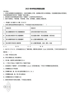 辽宁省沈阳市苏家屯区2022-2023学年中考化学模拟预测题含解析.doc