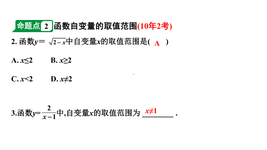 2024徐州中考数学二轮重点专题研究 第9课时 平面直角坐标系与函数（课件）.pptx_第3页