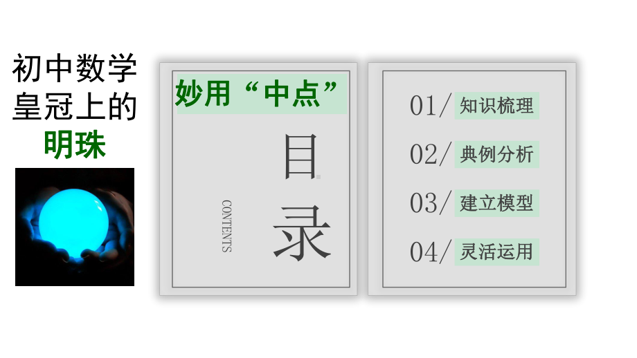 2024中考数学试题研究《妙用中点》 课件.pptx_第2页