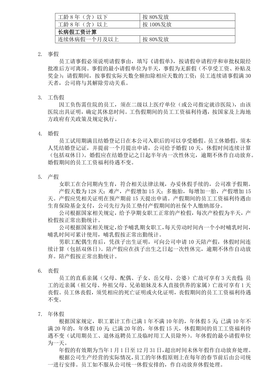 公司员工请假管理制度.doc_第2页