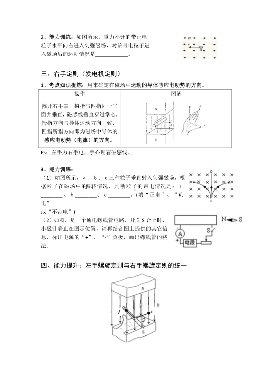 右手螺旋定则与左手定则.doc_第2页