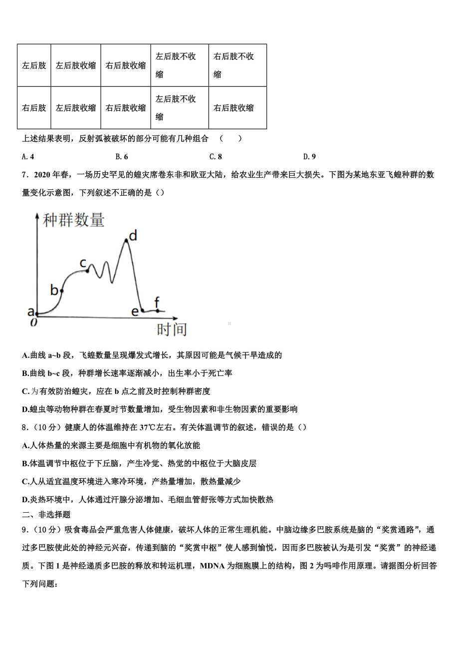 2023年宁夏长庆中学高二上生物期末复习检测试题含解析.doc_第2页