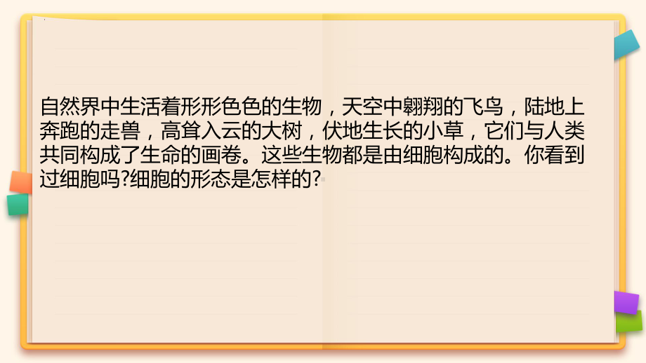 1.1.2细胞的形态ppt课件-2024新冀少版七年级上册《生物》.pptx_第3页