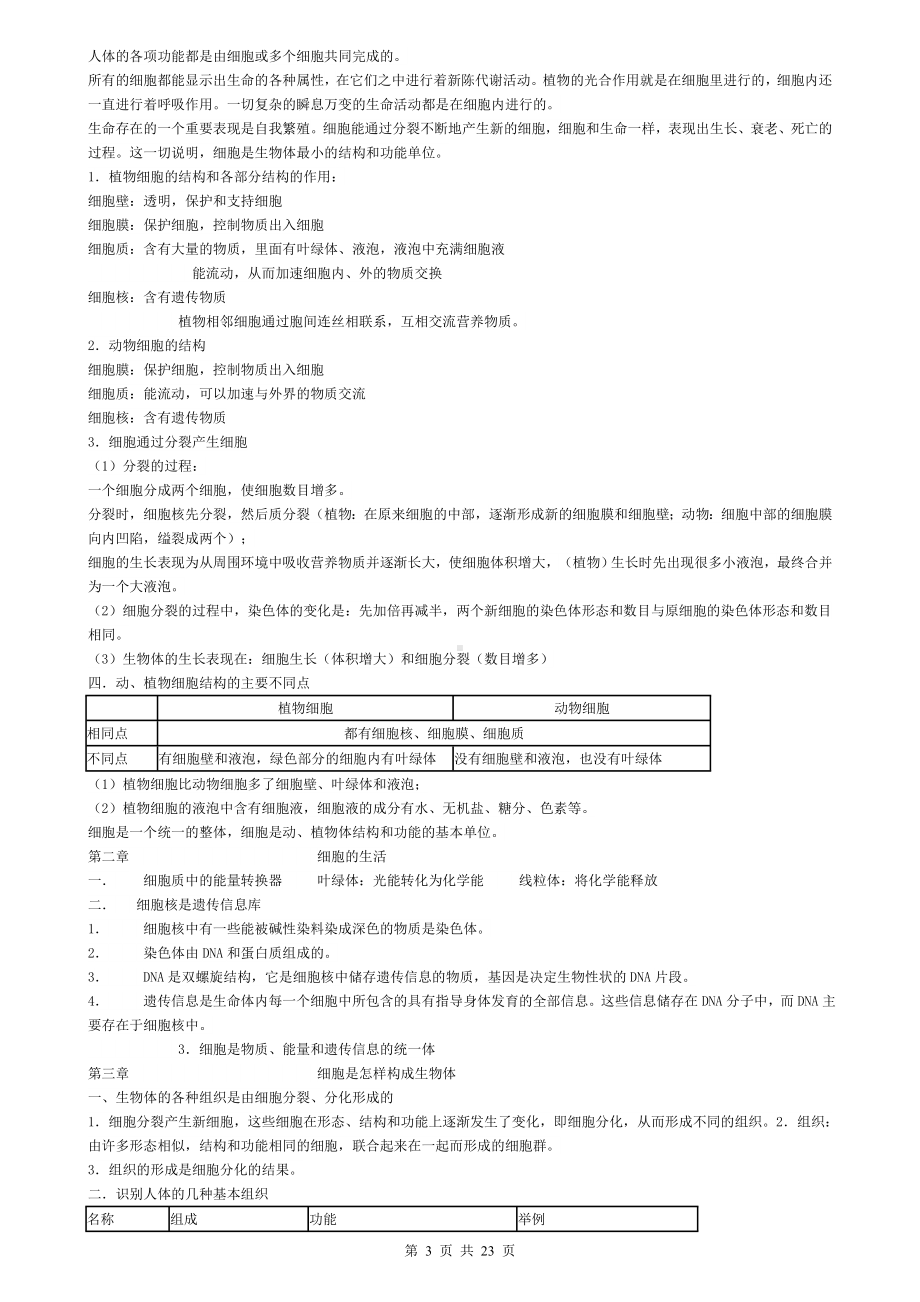 初中生物知识归纳总结.doc_第3页