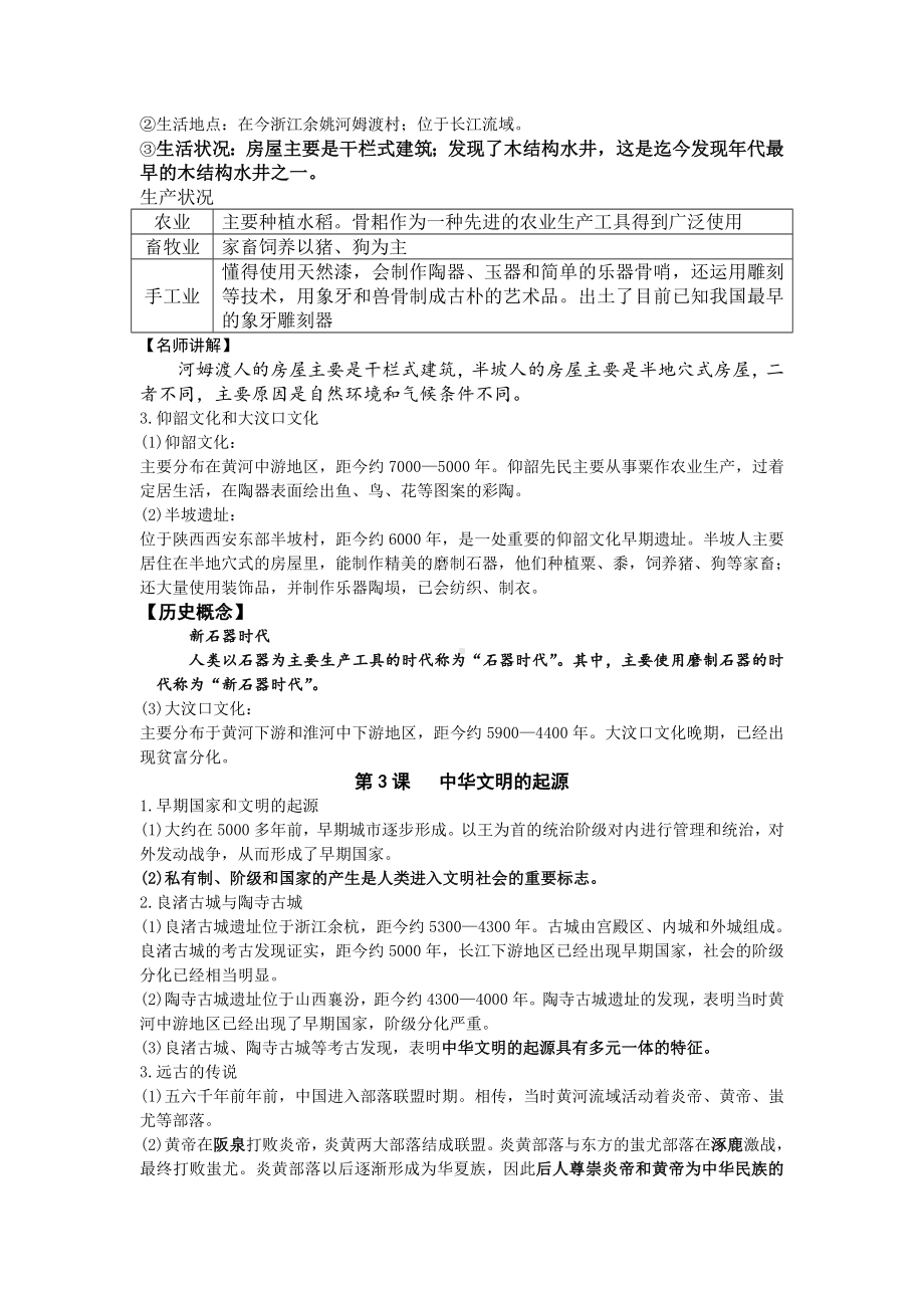 （部）统编版七年级上册《历史》期末历史复习背诵提纲.docx_第2页