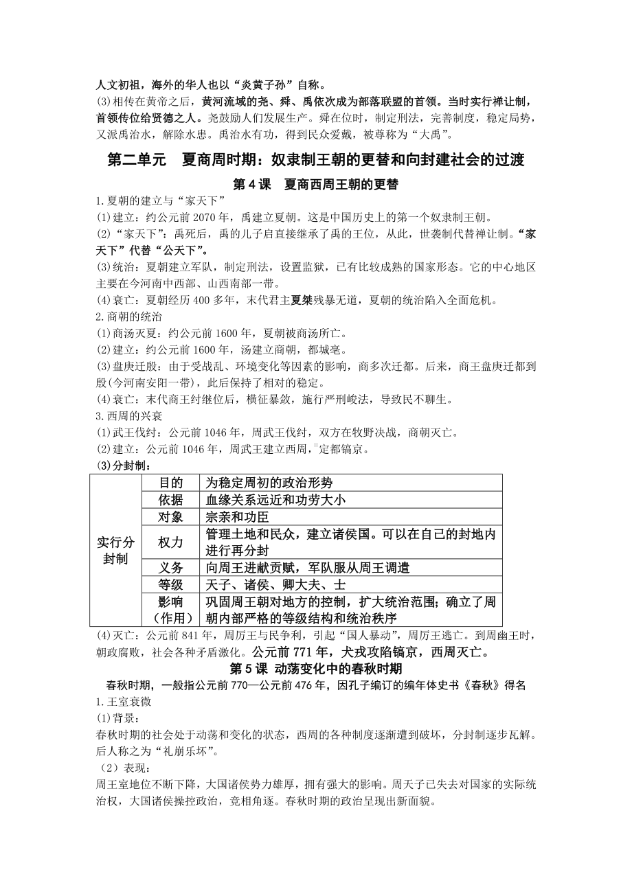 （部）统编版七年级上册《历史》期末历史复习背诵提纲.docx_第3页