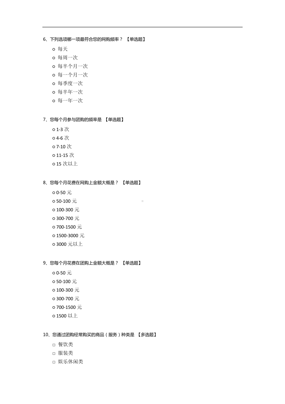 网络团购消费者消费真行为调查问卷.docx_第2页