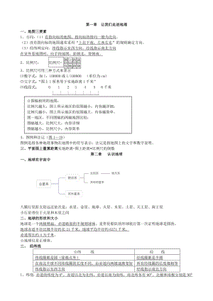 2024新湘教版七年级上册《地理》期中知识点.docx