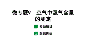 2024福建中考化学二轮中考题型研究 微专题9 空气中氧气含量的测定（课件）.pptx