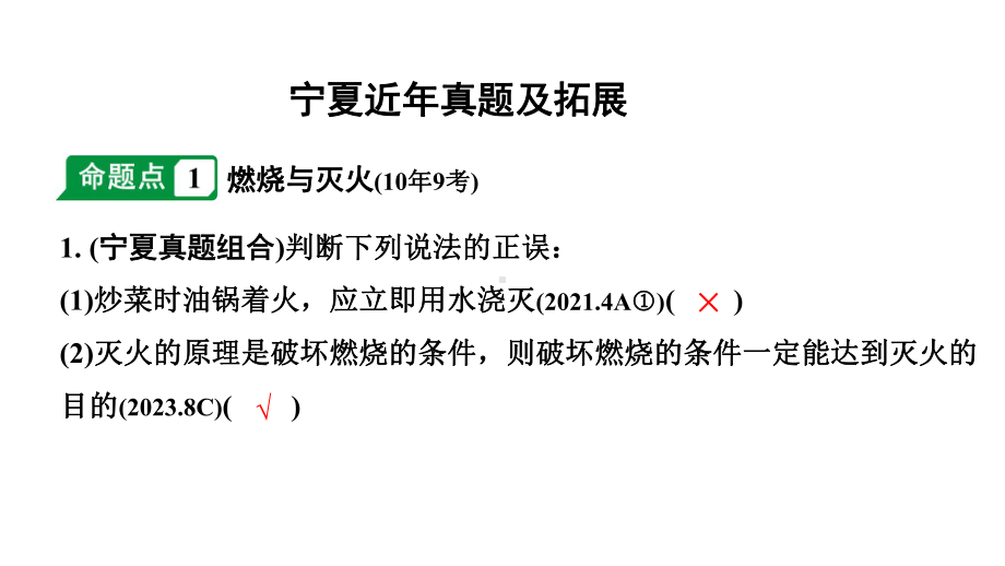 2024宁夏中考化学二轮重点专题突破 主题14 化学与能源和资源的利用（课件）.pptx_第2页