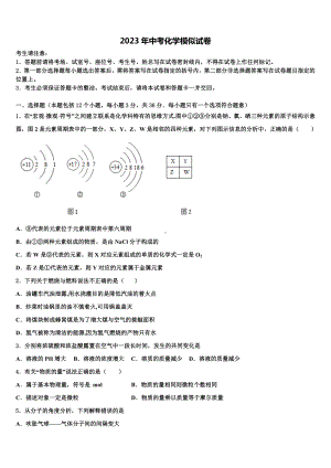 江西省吉安市遂川县市级名校2023年中考化学考试模拟冲刺卷含解析.doc