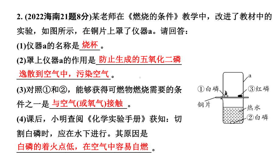 2024海南中考化学一轮复习 中考考点研究 第七单元 燃料及其利用（课件）.pptx_第3页