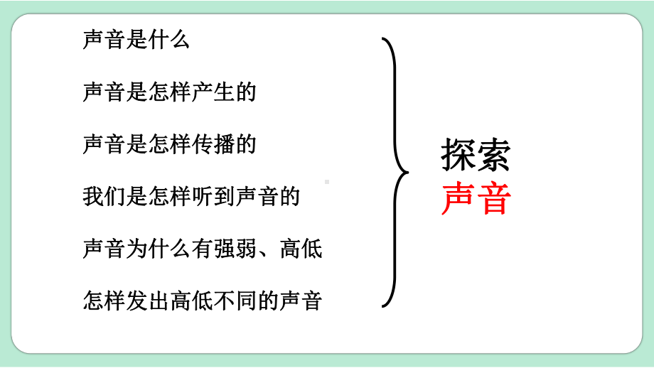 教科版四年级科学上册《第1单元第1课时 听听声音》教学课件.pptx_第3页