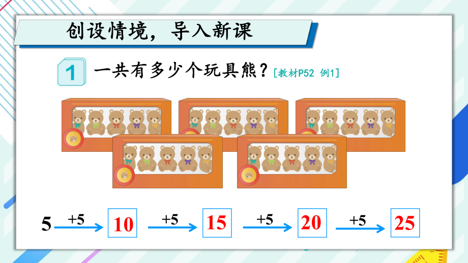 最新人教版二年级数学上册《第4单元第4课时 5的乘法口诀》课件.pptx_第3页