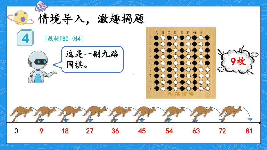 最新人教版二年级数学上册《第6单元第4课时 9的乘法口诀》教学课件.pptx_第3页