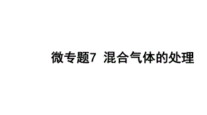 2024四川中考化学一轮复习 微专题7 混合气体的处理（课件）.pptx