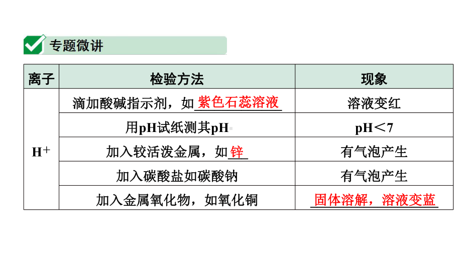 2024四川中考化学二轮复习 微专题11 物质的检验与鉴别（课件）.pptx_第2页