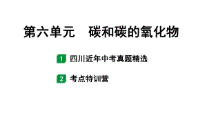 2024四川中考化学一轮复习 第六单元 碳和碳的氧化物（课件）.pptx