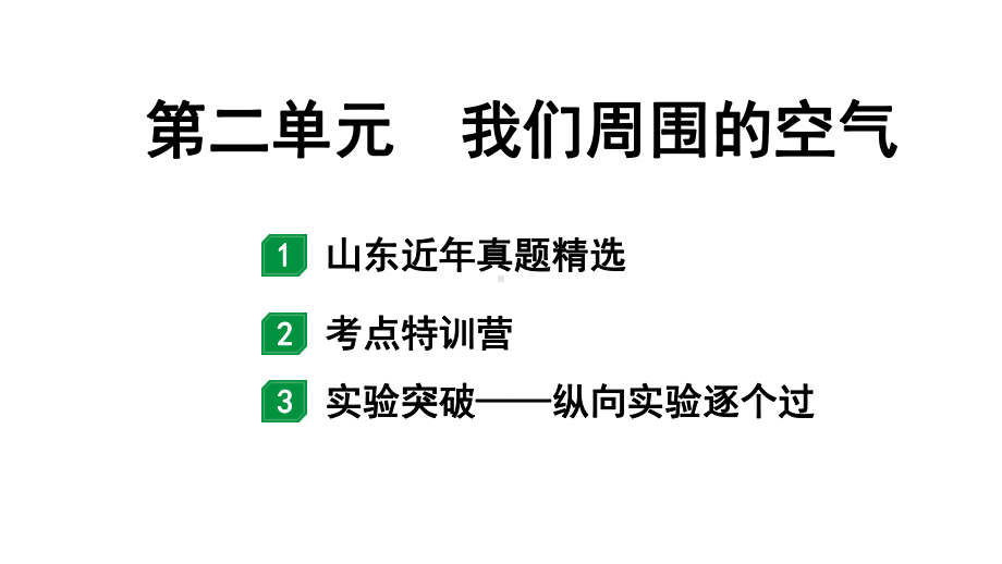 2024山东中考化学一轮复习 中考考点研究 第二单元我们周围的空气（课件）.pptx_第1页