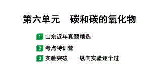 2024山东中考化学一轮复习 中考考点研究 第六单元 碳和碳的氧化物（课件）.pptx