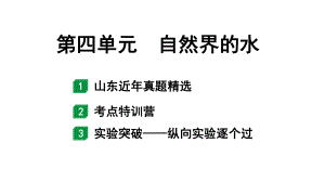 2024山东中考化学一轮复习 中考考点研究 第四单元 自然界的水（课件）.pptx