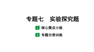 2024长沙中考化学二轮复习专题七 实验探究题 （课件）.pptx