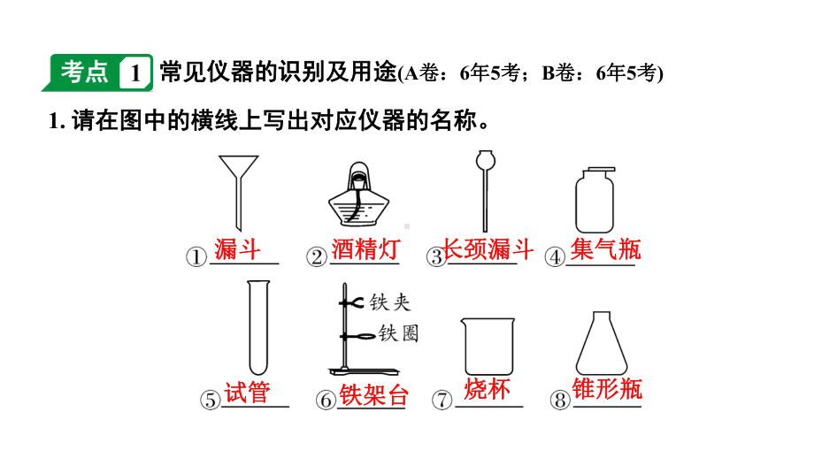 2024重庆中考化学一轮复习 第14讲 仪器识别和基本实验操作 （课件）.pptx_第2页