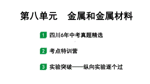 2024四川中考化学一轮复习 第八单元 金属和金属材料（课件）.pptx