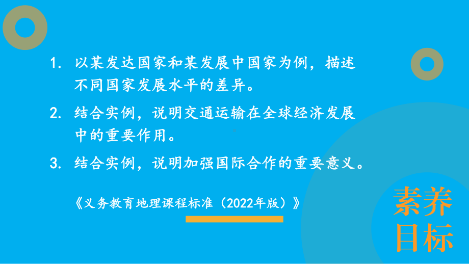 初中地理新人教版七年级上册第六章 发展与合作教学课件（2024秋）.pptx_第1页