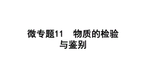 2024四川中考化学二轮复习微专题11 物质的检验与鉴别（课件）.pptx