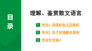 2024成都中考语文备考 考点1对1理解、鉴赏散文语言(课件).pptx