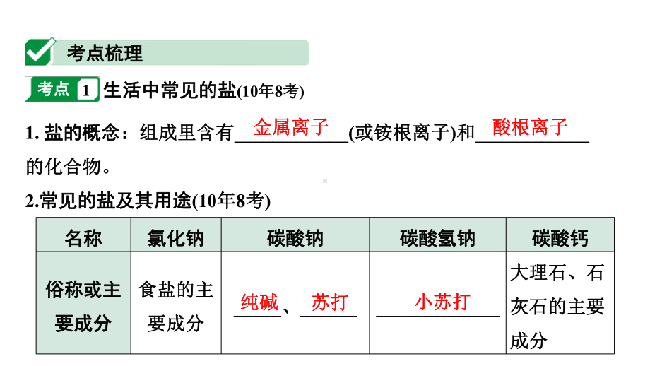 2024天津中考化学二轮复习 第十一单元　盐　化肥（课件）.pptx_第3页